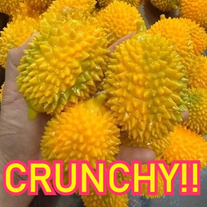 Crunchy Durian and Dragon Fruit Squishy Ball