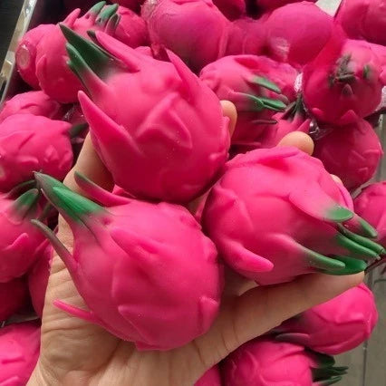 Crunchy Durian and Dragon Fruit Squishy Ball